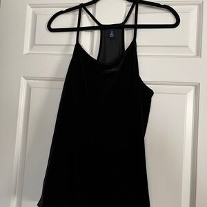GAP Black Velvet Camisole Top